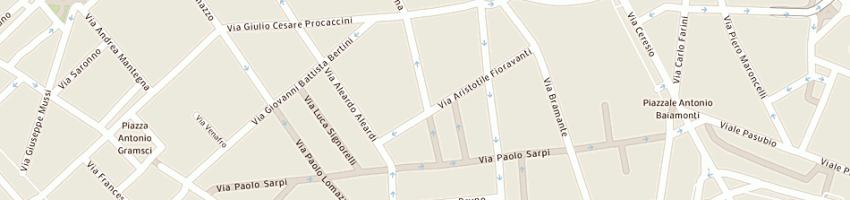 Mappa della impresa francesconi claudio a MILANO