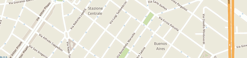 Mappa della impresa albergo charly hotel a MILANO