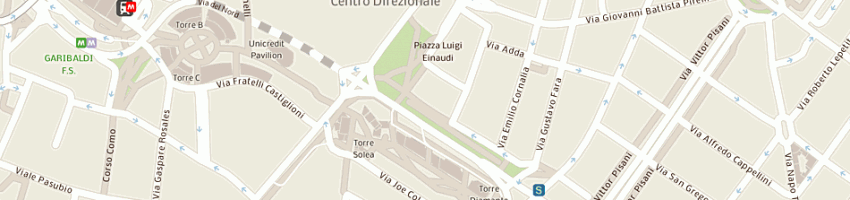 Mappa della impresa ucb socabail immobiliare spa a MILANO