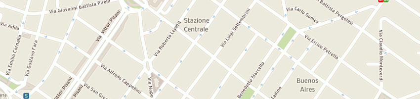 Mappa della impresa della monica claudio a MILANO