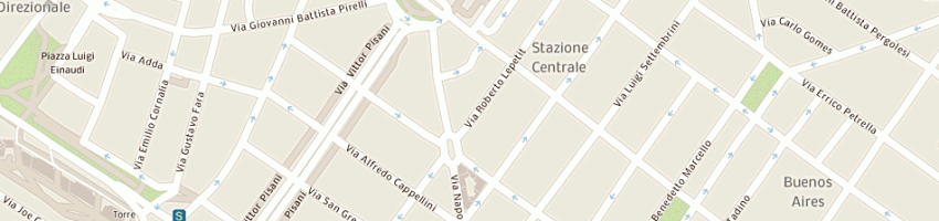 Mappa della impresa albergo boston di dossena carolina a MILANO