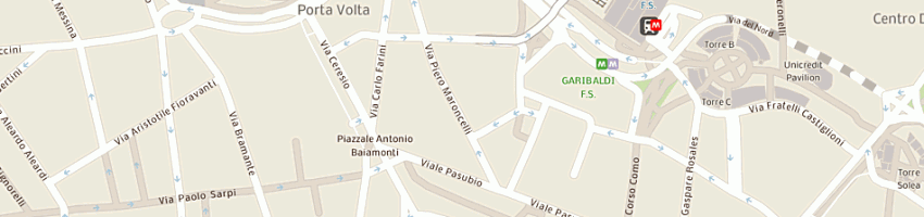 Mappa della impresa castelli rachele a MILANO