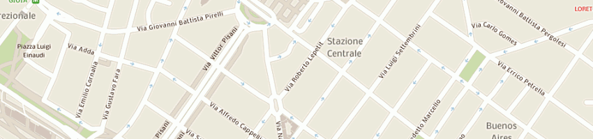 Mappa della impresa hotel colombia snc di luciano donzelli e c a MILANO