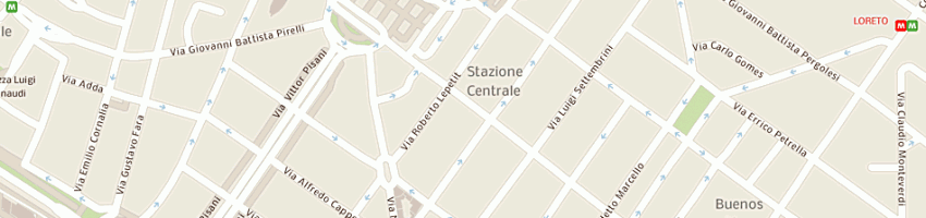 Mappa della impresa gesi srl a MILANO