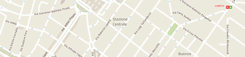 Mappa della impresa curci giorgio a MILANO