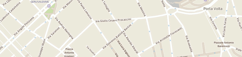 Mappa della impresa cerabolini andrea alberto a MILANO