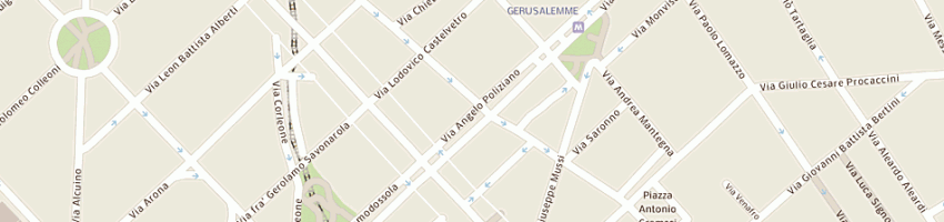 Mappa della impresa condominio poliziano a MILANO