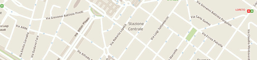 Mappa della impresa pasquinelli mario a MILANO