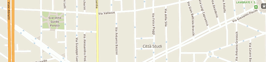 Mappa della impresa ghilli di giovanella arch paolo adolfo a MILANO