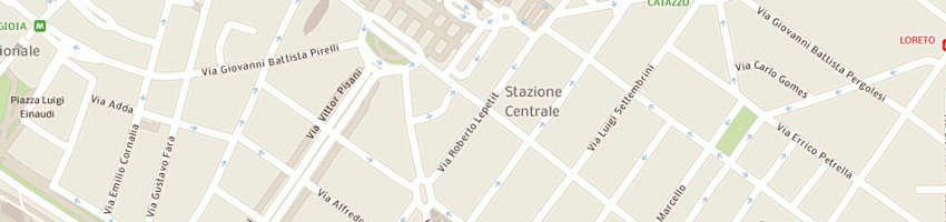Mappa della impresa fornaio snc di fugazzola l e giromini f a MILANO