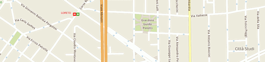 Mappa della impresa ginnasio srl a MILANO