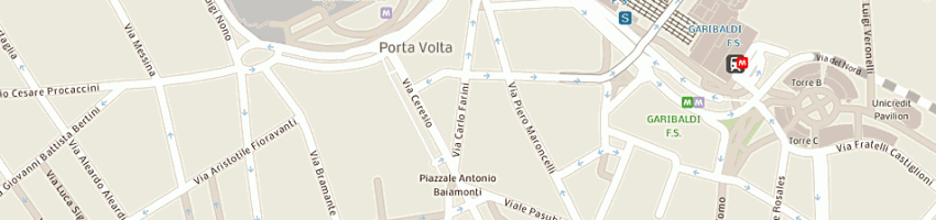 Mappa della impresa bellazzi vanna di vanna bellazziec snc a MILANO