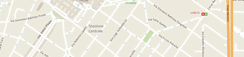 Mappa della impresa mitex manifatture di calzi giorgio a MILANO