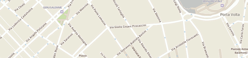 Mappa della impresa ind bianchi marco francesco a MILANO