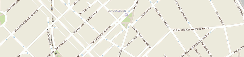 Mappa della impresa vivere in citta' soc coop resp limitata a MILANO