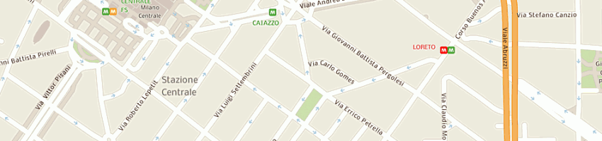 Mappa della impresa alberghi hotel calipso a MILANO
