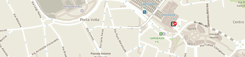 Mappa della impresa zurich real estate italia spa a MILANO