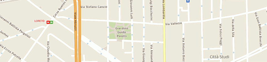 Mappa della impresa alberghi hotel aspromonte a MILANO