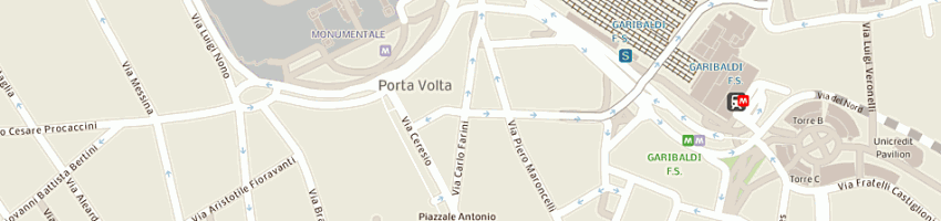 Mappa della impresa mosaico home care srl a MILANO