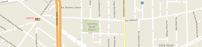 Mappa della impresa hotel tirreno di nicodemo antonella a MILANO