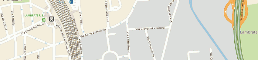 Mappa della impresa ghinato ottorino a MILANO