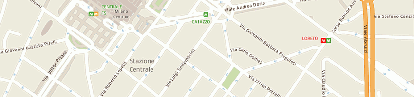 Mappa della impresa cime compagnia italiana montaggi elettrici (spa) a MILANO