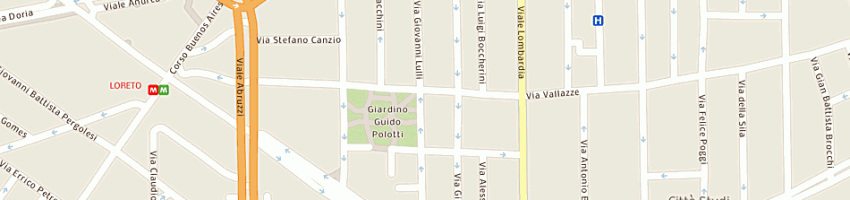 Mappa della impresa hotel florence a MILANO