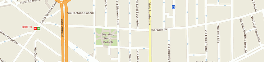 Mappa della impresa hotel vallazze di de santis carmine a MILANO