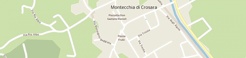 Mappa della impresa municipio a MONTECCHIA DI CROSARA