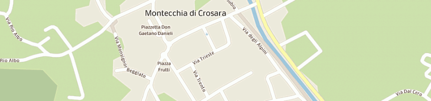 Mappa della impresa poste italiane a MONTECCHIA DI CROSARA