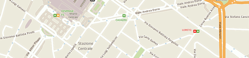 Mappa della impresa inside partners srl a MILANO