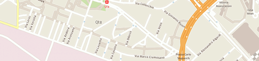 Mappa della impresa compagnie riunite di laura giacomini a MILANO