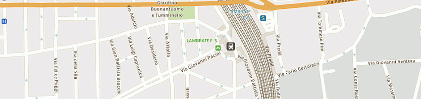 Mappa della impresa bee-side snc di fabio pedrazzoli e c a MILANO