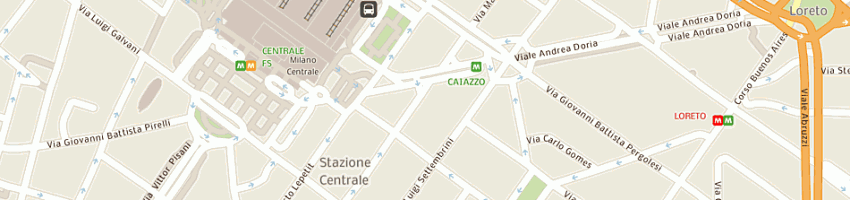 Mappa della impresa encanto sas di gazzini roberto a MILANO