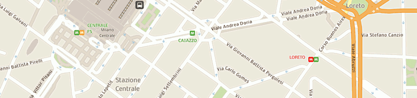 Mappa della impresa bigli achille a MILANO