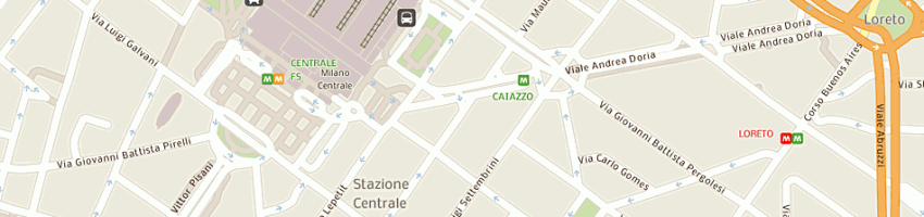 Mappa della impresa le calze srl a MILANO