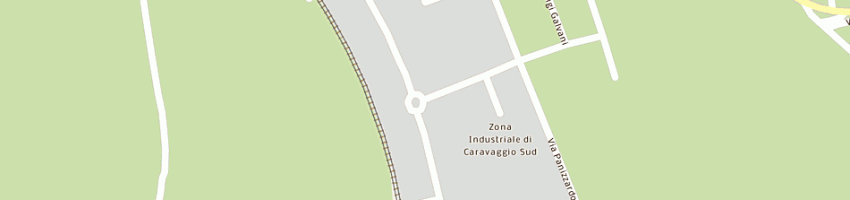 Mappa della impresa worl service di mariani catia angela a CARAVAGGIO