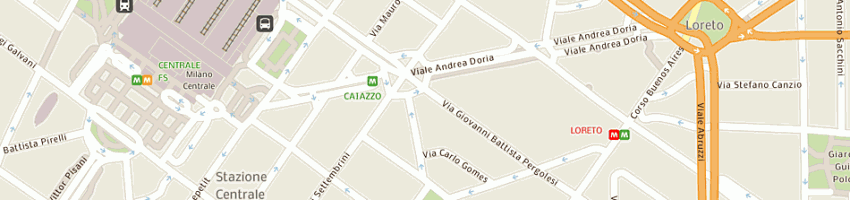 Mappa della impresa studio facincani a MILANO
