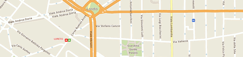 Mappa della impresa hotel adler a MILANO