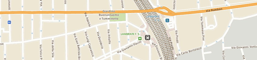 Mappa della impresa translink communication a MILANO