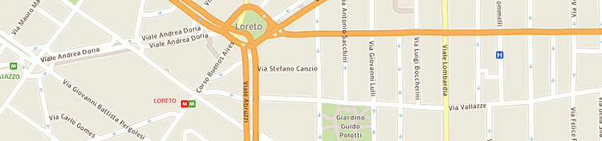 Mappa della impresa ceser srl a MILANO