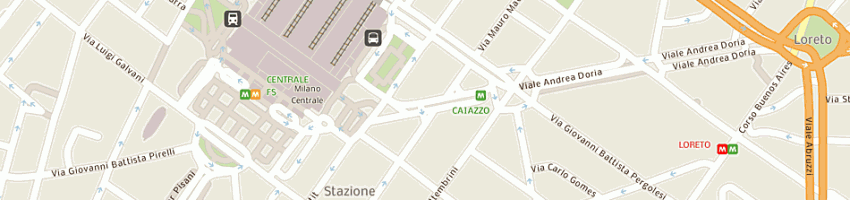 Mappa della impresa agenzia viaggi doria a MILANO