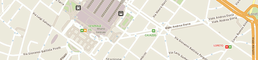 Mappa della impresa alberghi e hotels starhotels a MILANO