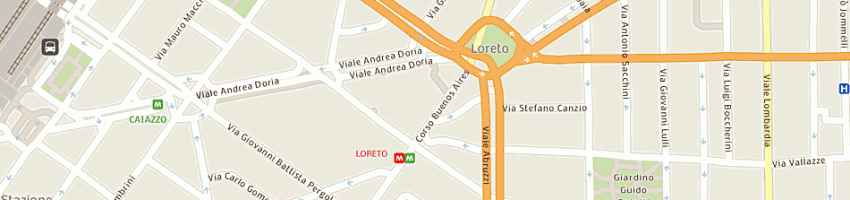 Mappa della impresa mostra del poster di biondi vittorio e c sas a MILANO