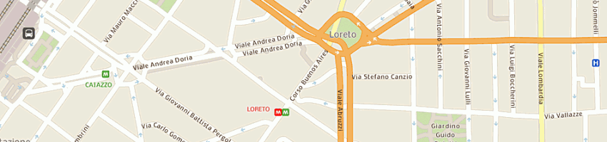 Mappa della impresa studio daloiso luigi a MILANO