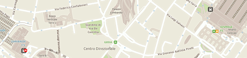 Mappa della impresa photo center snc di necchi fabio e c a MILANO