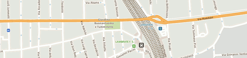 Mappa della impresa macelleria marazzi snc a MILANO