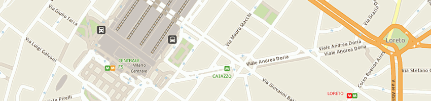 Mappa della impresa mereghetti luigi a MILANO