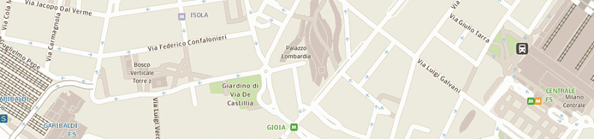 Mappa della impresa andreoni emilio a MILANO
