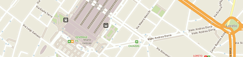 Mappa della impresa uffe frank srl a MILANO